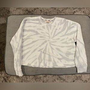 Madewell tie-dye cropped sweatshirt